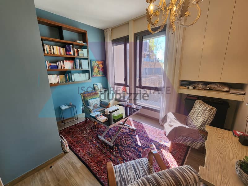 180 m2 apartment+50 m2 terrace+ mountain/sea view for sale in Bikfaya 2