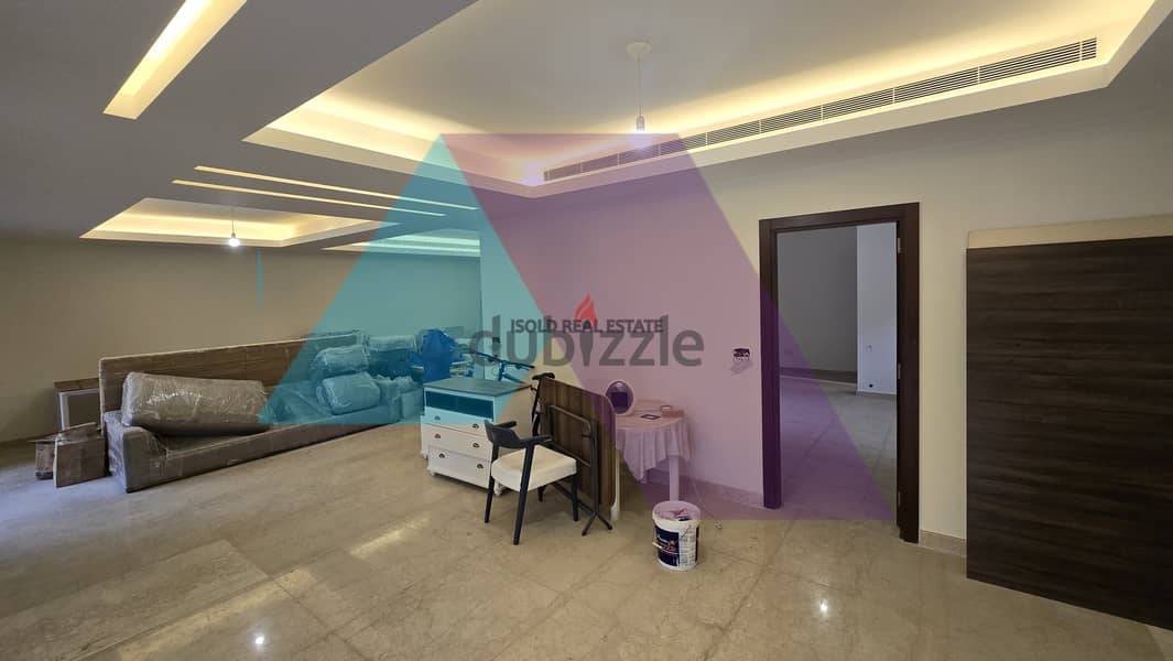 A Decorated 320 m2 apartment with 70m2 terrace for sale in Rihaniyeh 3