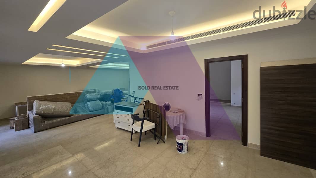 Decorated 320m2 apartment +70m2 terrace for rent in Rihaniyeh/Baabda 3