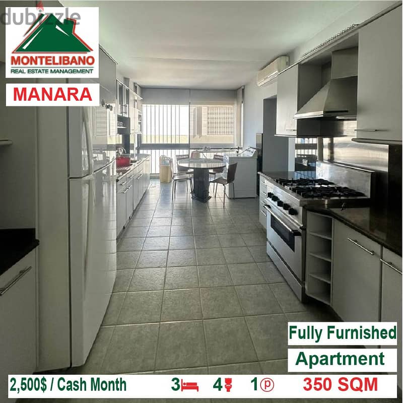 2500$!! Fully Furnished Apartment for rent located in Manara 3