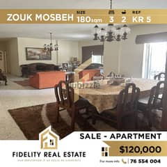 Apartment for sale in Zouk Mosbeh KR5 0