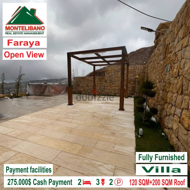 Villa for Sale in Faraya !!! Fully Furnished & Decorated!!! 3