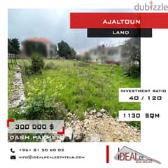 Flat Land for sale in Ajaltoun 1130 sqm 0% slops  ref$nw56342 0
