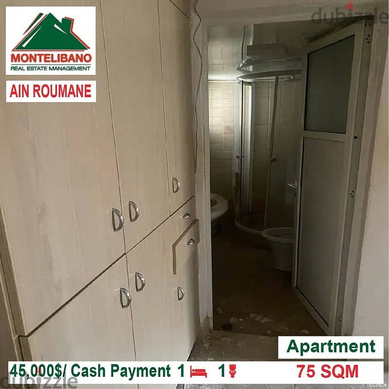 45000$!! Apartment for sale located in Ain Roumaneh 4
