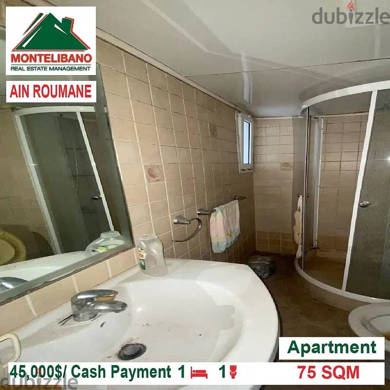 45000$!! Apartment for sale located in Ain Roumaneh 5
