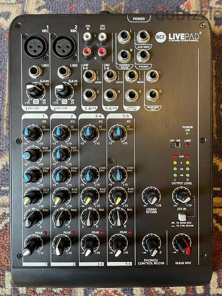 RCF L Pad 6 channel mixing console brand new 2