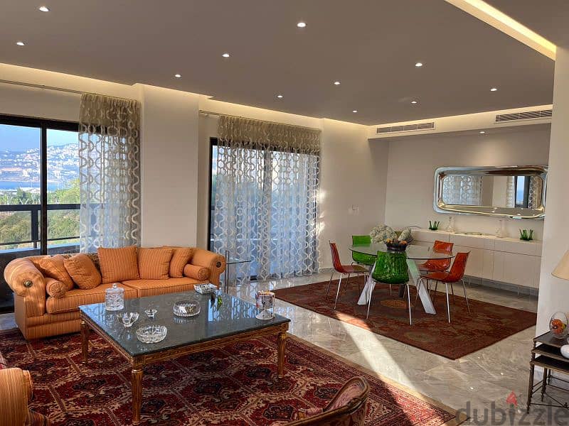 300 sqm Semi-Furnished Apartment for Sale - Kaslik - BEAUTIFUL SEAVIEW 1