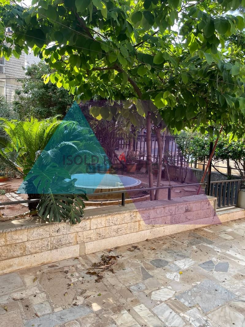 A 190 m2 apartment with 200m2 garden for rent in Beit El Chaar 2