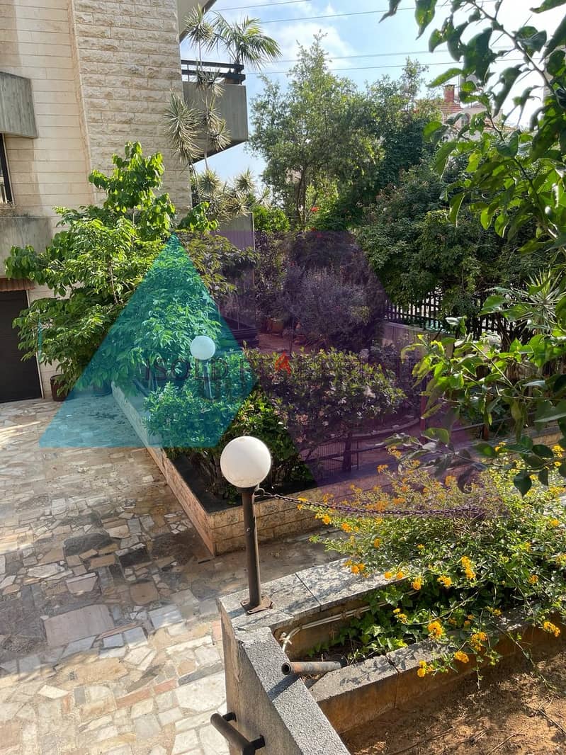 A 190 m2 apartment with 200m2 garden for rent in Beit El Chaar 8
