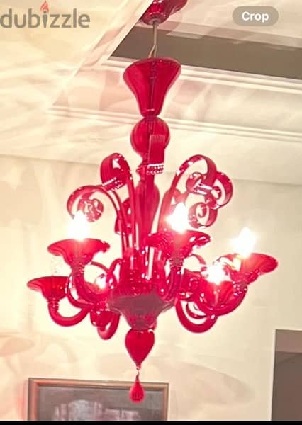 morano chandelier for sale 0