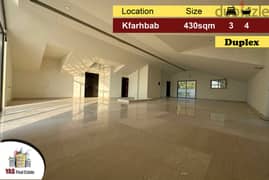 Kfarhbab 430m2 | 82m2 Terrace | Duplex | Luxury | KA | 0