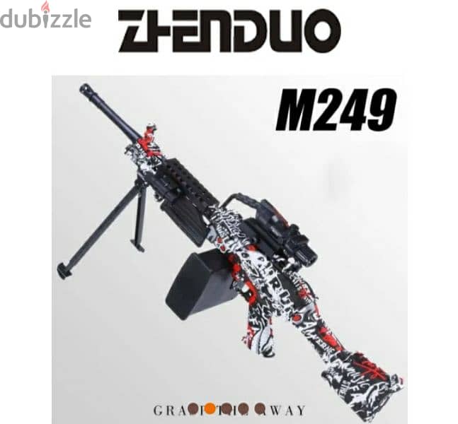 M249 water Gun Gel Blaster toy/ 3$delivery 2