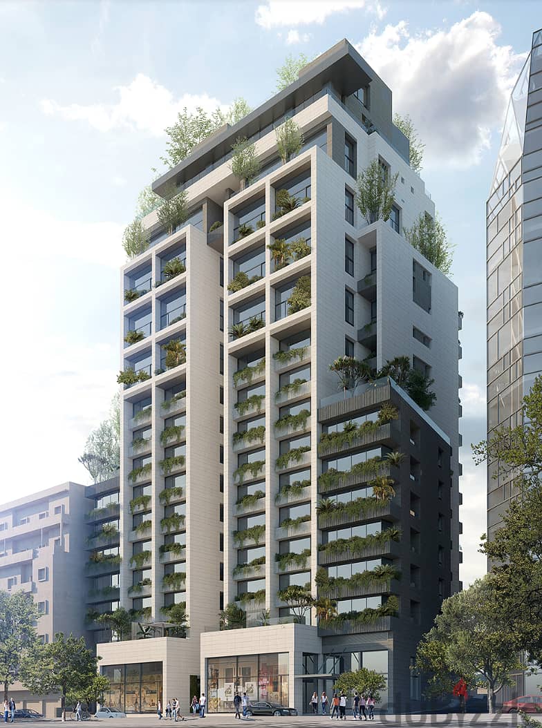 Achrafieh Semi Furnished Apartment For Sale | Private Terrace| Seaview 1