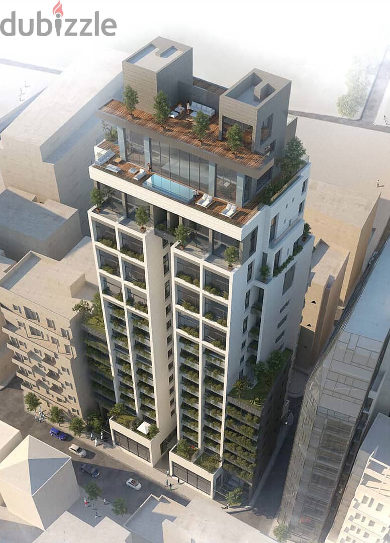 Achrafieh Semi Furnished Apartment For Sale | Private Terrace| Seaview 2