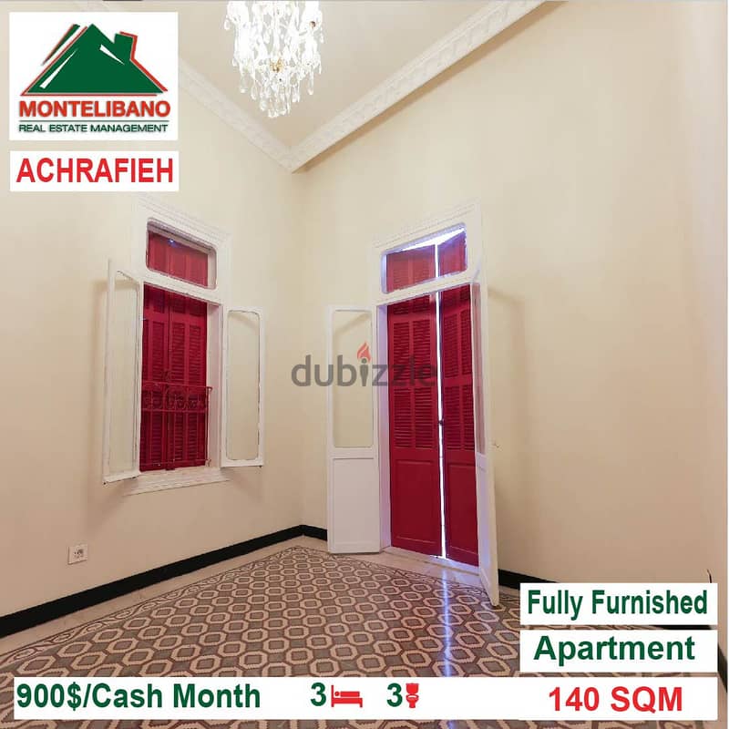 900$!! Historical Apartment for rent located in Achrafieh 3