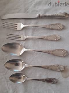 silver plated cutlery 0