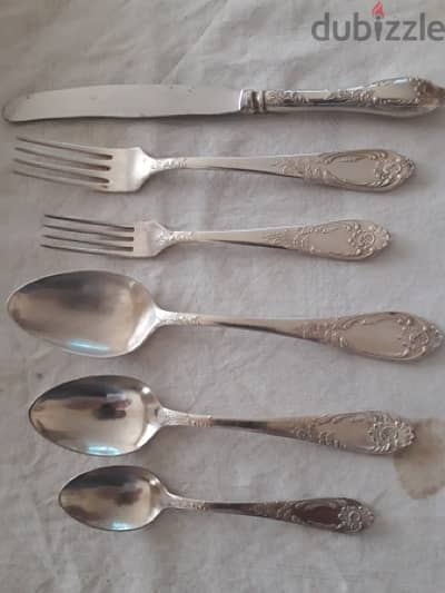 silver plated cutlery