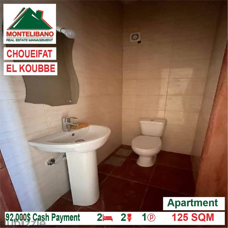 92000$!!! Apartment for sale located in Choueifat El Koubbe 4
