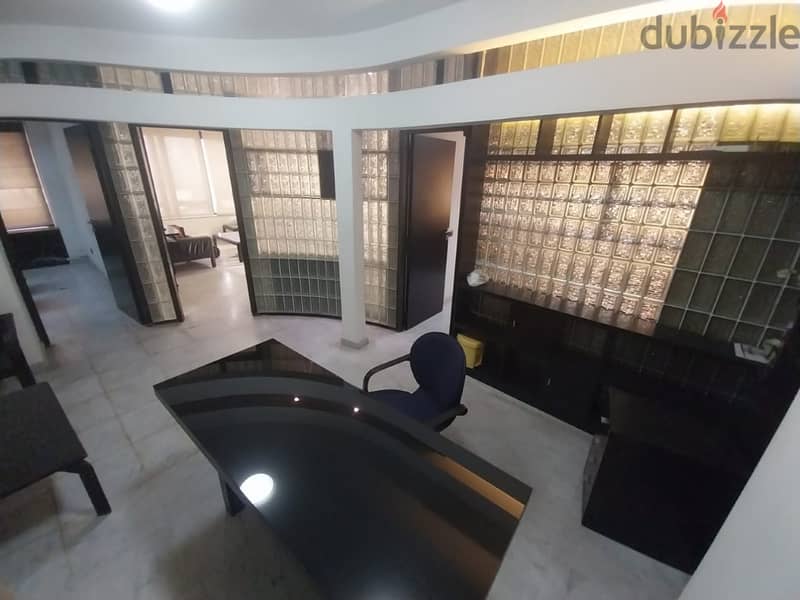 120 Sqm | Fully decorated Office for rent in Furn el Chebbak 3