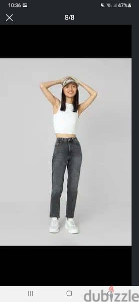 mom jeans only grey S to xxl 8