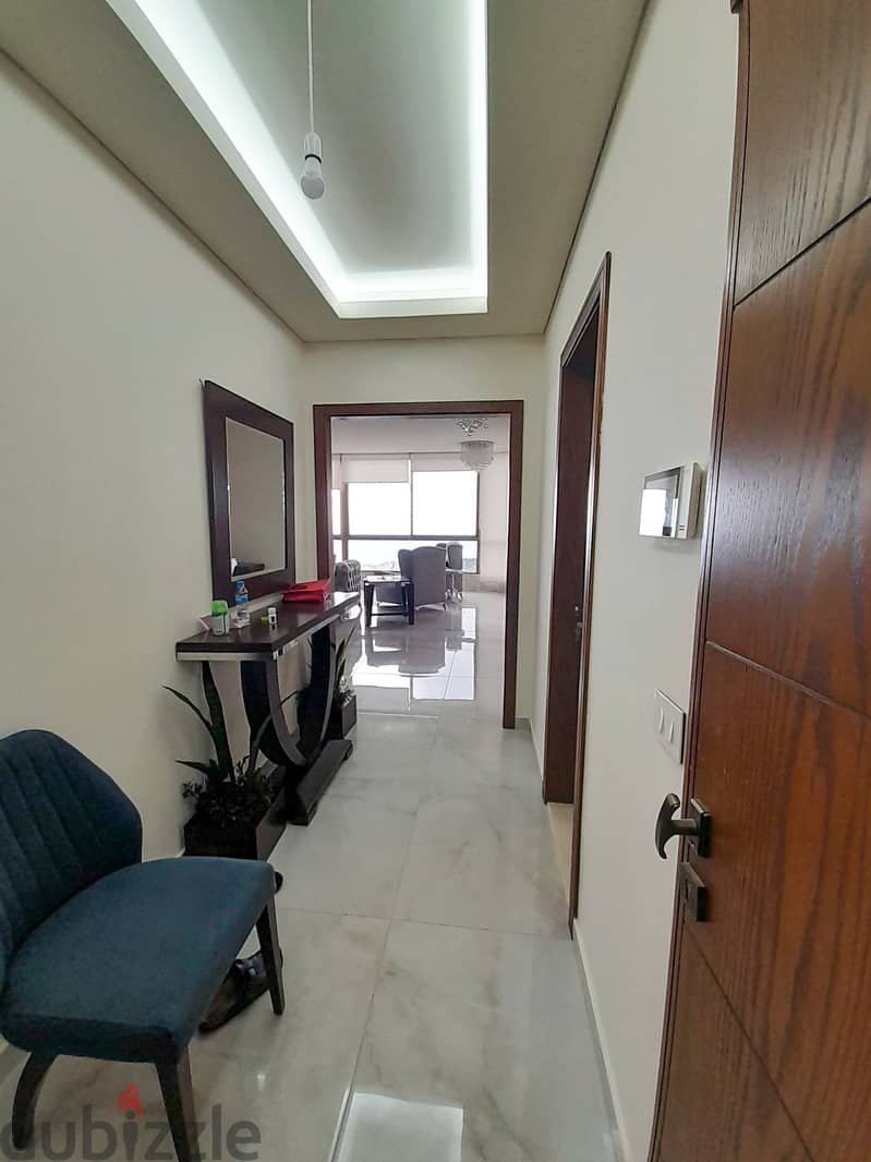165 SQM Furnished Apartment in Broumana, Metn with a Panoramic View 3
