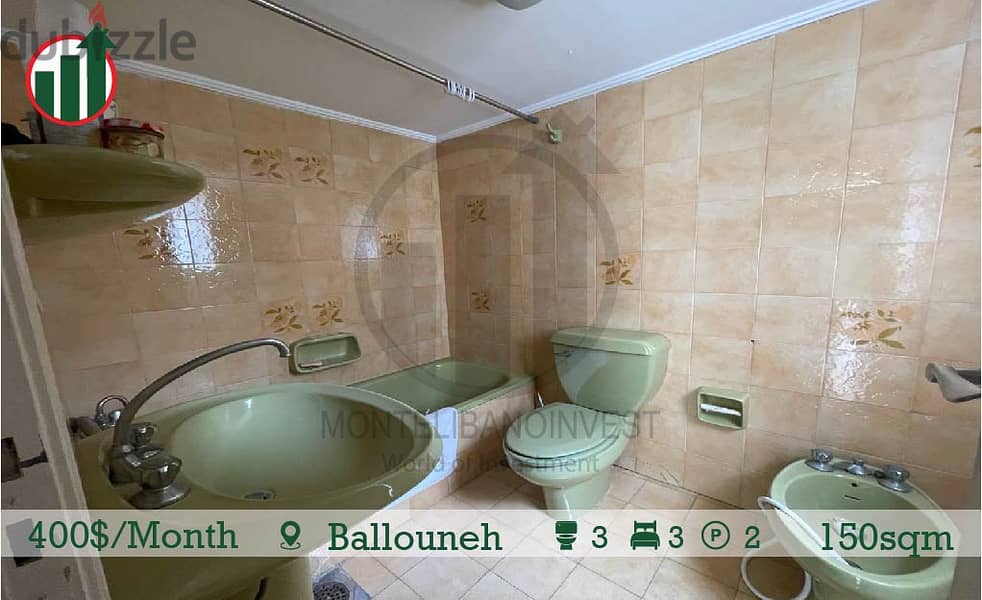 Fully Furnished Apartment for rent in Ballouneh! 9