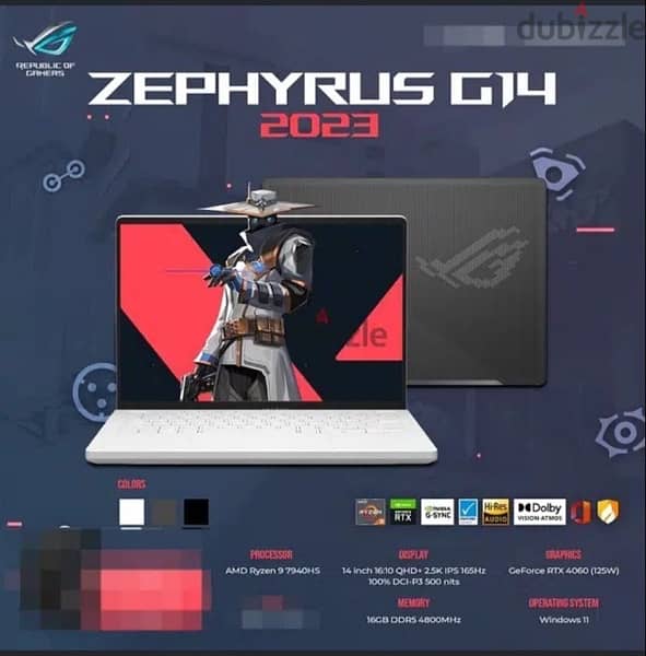 ASUS ROG Zephyrus G14 14” 165Hz Gaming Laptop 2023 1