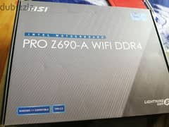 mother board Pro Z690-A wifi DDR4