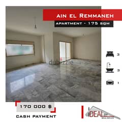 Apartment for sale in Ain El Remmaneh 175 sqm ref#jpt22134