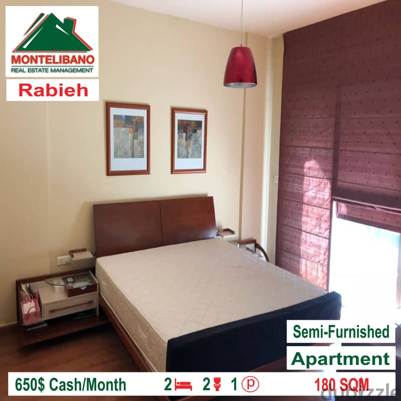 Apartment for rent in Rabieh!!! 3
