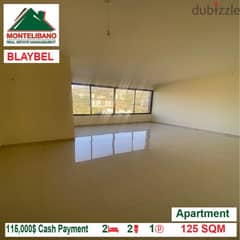 115000$!! Apartment for sale located in Blaybel