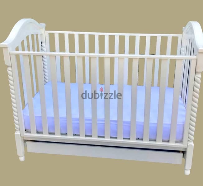 Italian Erbesi baby bed 2level with mattress top quality 2