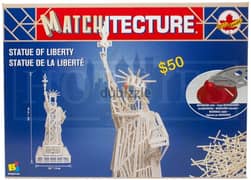 architecture game Statue of Liberty in wooden sticks