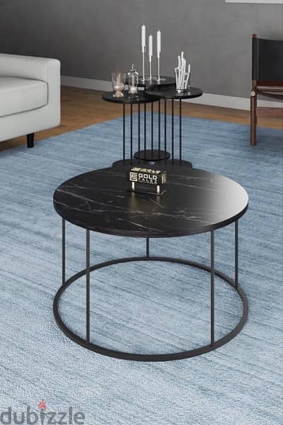 Coffee Table & 3 Side Tables 1