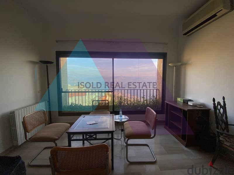 345 m2 duplex apartment+open mountain view for sale in Broummana 3