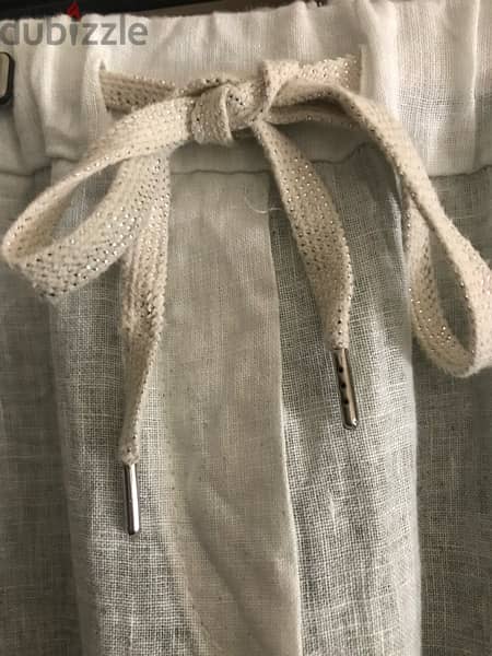pantalon laine abiad w zayti size Medium 9