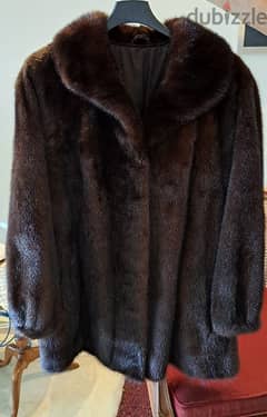100% original mink coat in mint condition like new size S/M