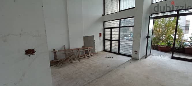 New Shop in New Building in Zalka for Rentمحل جديد للإيجار في بناية