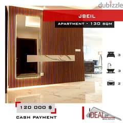 Deluxe and furnished Apartment for sale in Jbeil 130 sqm ref#jh17292