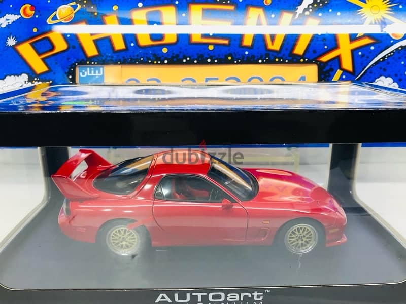 1/18 diecast full opening in Orig Box Mazda RX-7 FD Tuned Edition 0