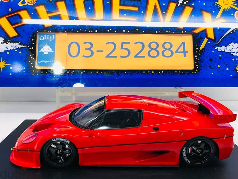 1/18 diecast in Orig box Mega Rare Ferrari F50 GT Rare by Fujimi. 2