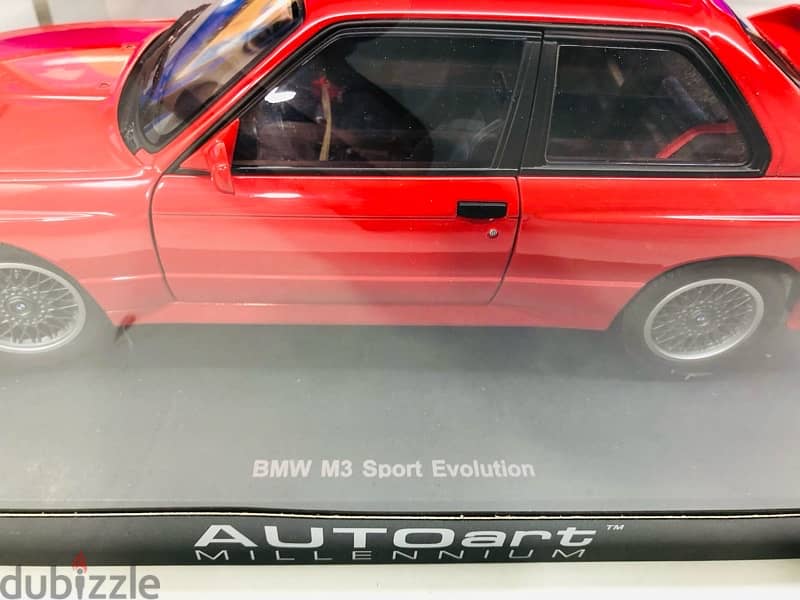 1/18 diecast New Factory BMW E30 M3 Evolution “Cecotto”by AUTOart 1