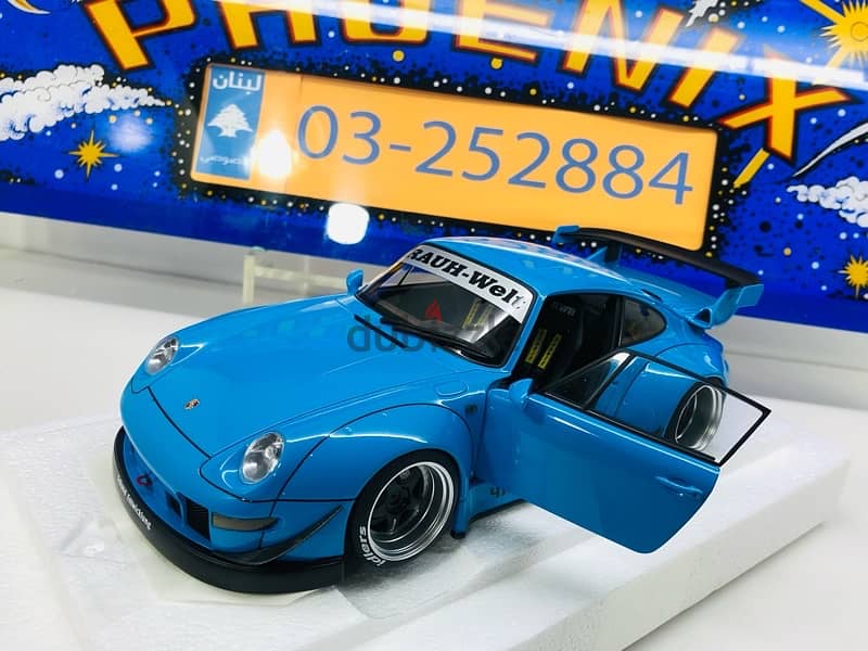 1/18 Scale diecast model car RWB Porsche by Autoart In Box 4