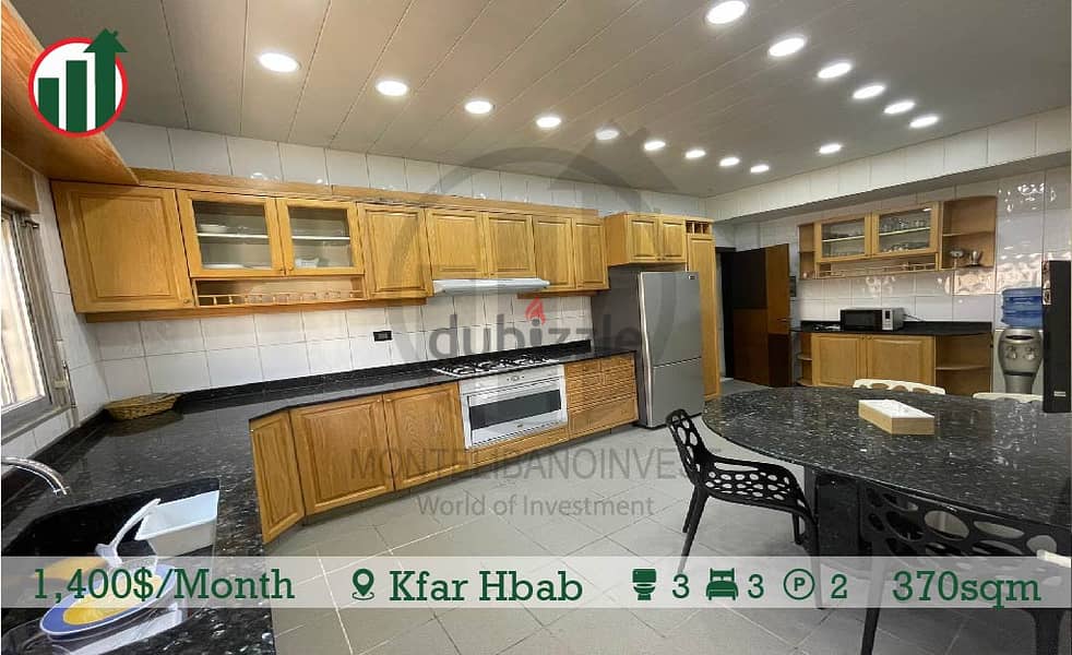 Fully Furnished Apartment with Panoramic Sea View in Kfar Hbab! 11