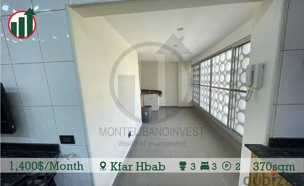 Fully Furnished Apartment with Panoramic Sea View in Kfar Hbab! 12