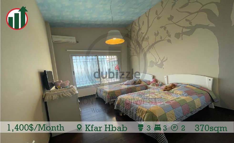 Fully Furnished Apartment with Panoramic Sea View in Kfar Hbab! 15