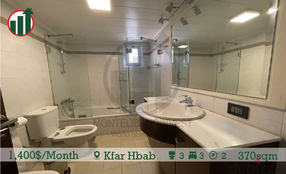Fully Furnished Apartment with Panoramic Sea View in Kfar Hbab! 17
