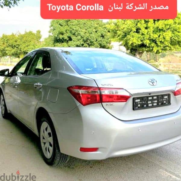 Toyota Corolla model 2014 مصدر الشركة لبنان 7