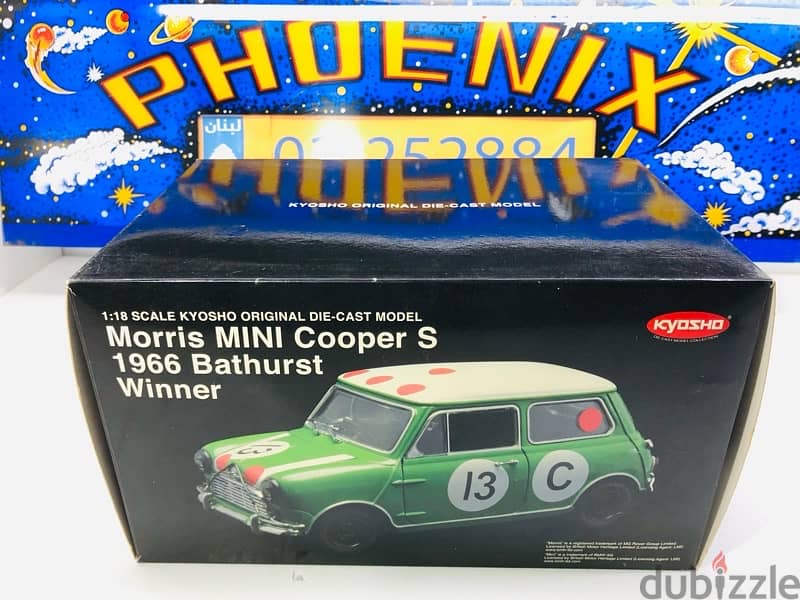 1:18 diecast in Orig box Mini Cooper S 1966 Bathurst Winner 0