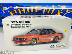 1/18 diecast New in Box Autoart BMW 635csi 1984 Champion 0